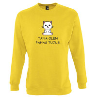 Täna olen pahas tujus / Pusa - kollane värv Täna olen pahas tujus / Pusa - kollane värv