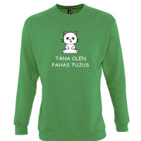 Täna olen pahas tujus / Pusa - Roheline värv Täna olen pahas tujus / Pusa - Roheline värv