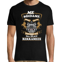 Me sõidame öösel ja päeval meil raudne ratsu tagumikuall t-särk Me sõidame öösel ja päeval meil raudne ratsu tagumikuall t-särk