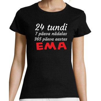 24 tundi 7 päeva nädalas 365 päeva aastas EMA