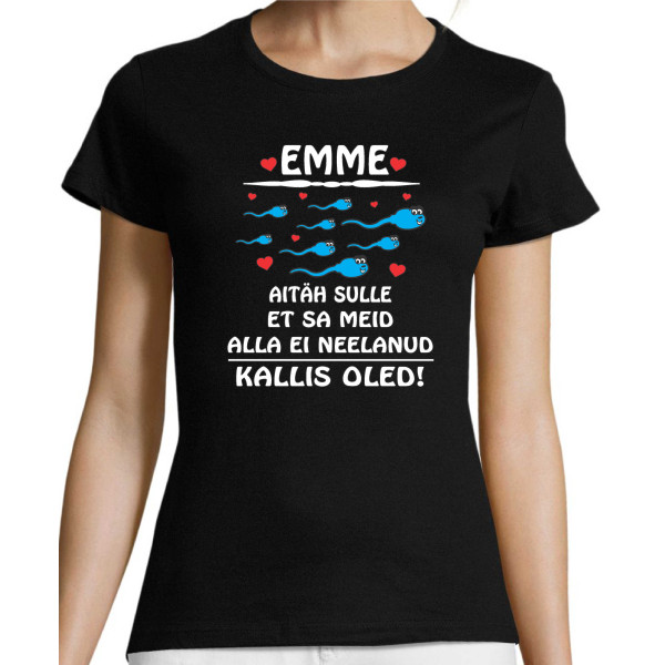 Emme! Aitäh sulle et sa meid alla ei neelanud. Kallis oled!