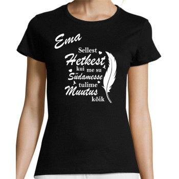 Ema sellest hetkest kui me su südamesse tulime muutus kõik