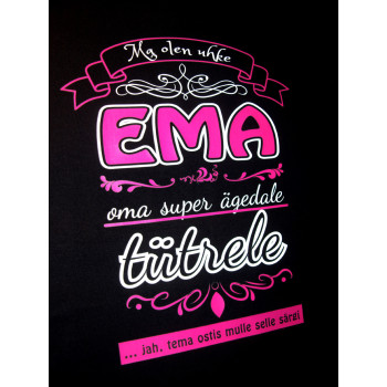 Ma olen uhke ema oma super ägedale tütrele