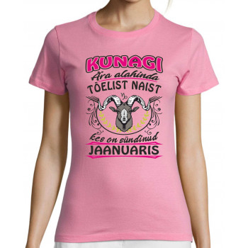 Kunagi ära alahinda tõelist Naist kes on sündinud jaanuaris Kaljukits T-särk Kunagi ära alahinda tõelist Naist kes on sündinud jaanuaris Kaljukits T-särk