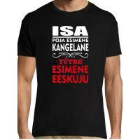 Isa poja esimene kangelane tütre esimene eeskuju T-särk Isa poja esimene kangelane tütre esimene eeskuju T-särk