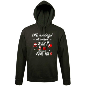 Miks on jõuluvanal nii suured kotid - T-särk - must Miks on jõuluvanal nii suured kotid - T-särk - must