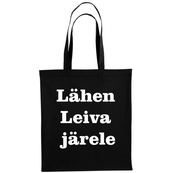 Lähen leiva järele Poekott Lähen leiva järele Poekott