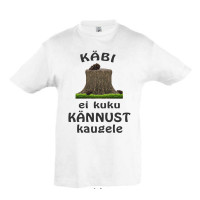 Käbi ei kukku kännust kaugele - Laste T-särk
