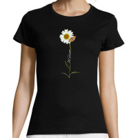 Karikakar liblikas + SINU nimi / Naiste T-särk - must   