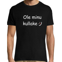 Ole minu kullake, T-särk - must , Meestele / Naistele 