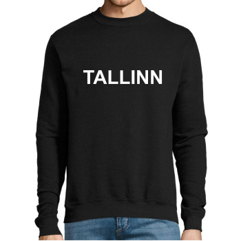 Pusa sinu SINU LINNA nimega :)  Must / Unisex /  Naistele kui Meestele