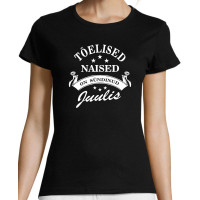 Tõelised Naised on sündinud ... (vali kuu) T-särk - must