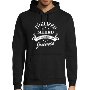 Tõelised mehed on sündinud ...  (vali kuu) T-särk - must   