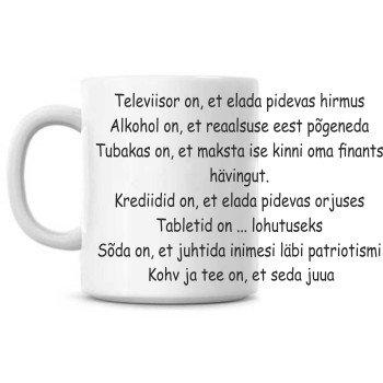 Televiisor on et elada pidevas hirmus – tass